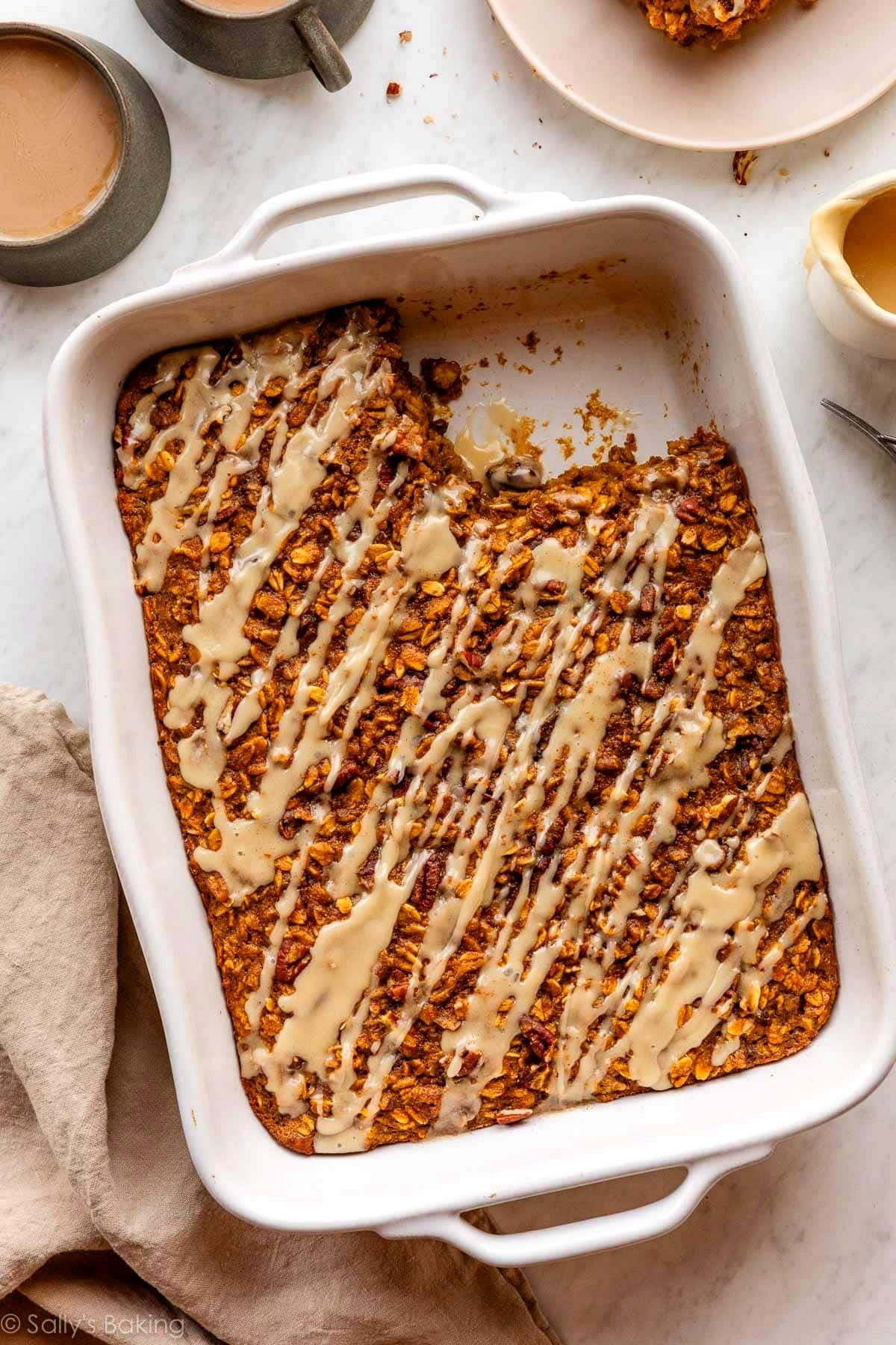 Oatmeal Baked with Pumpkin