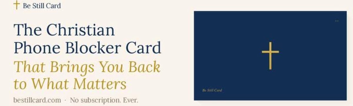 ‘Set Aside Your Phone’: Christian 'Be Still Card' Encourages Attention to Faith and Family