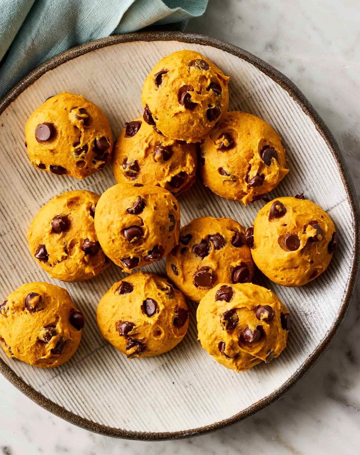 Chocolate Chip Cookies with Pumpkin