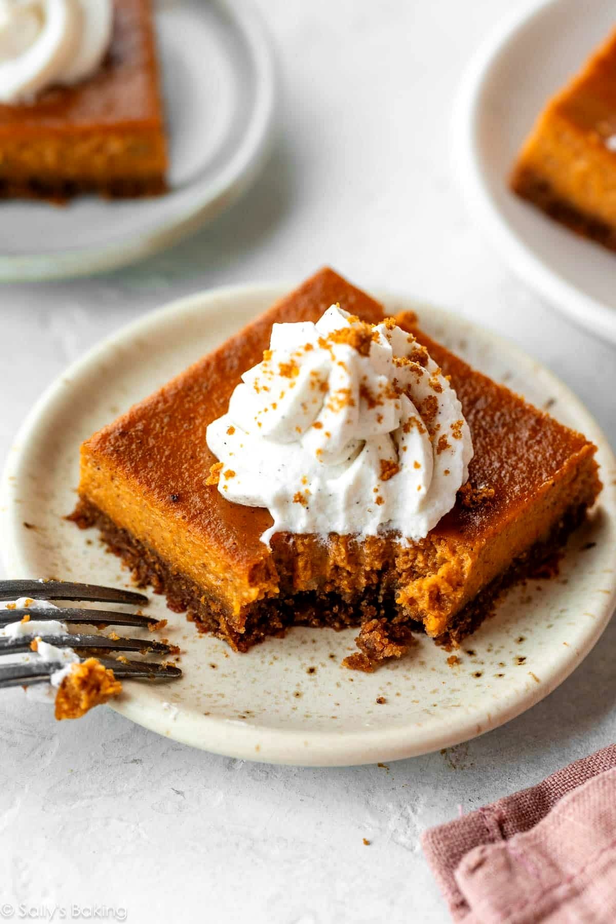 Simple Pumpkin Pie Squares