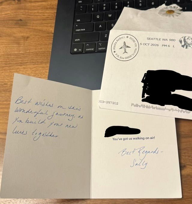 Alaska Airlines wrote me a personal note when I updated my name [OC]