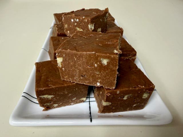 I prepared the Velveeta Fudge.