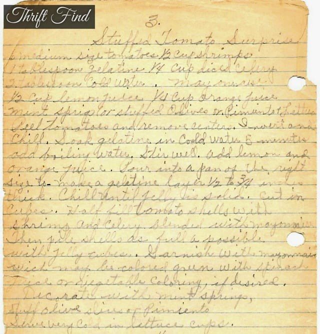 Day 34 of 1930s thrift recipes: surprise stuffed tomatoes