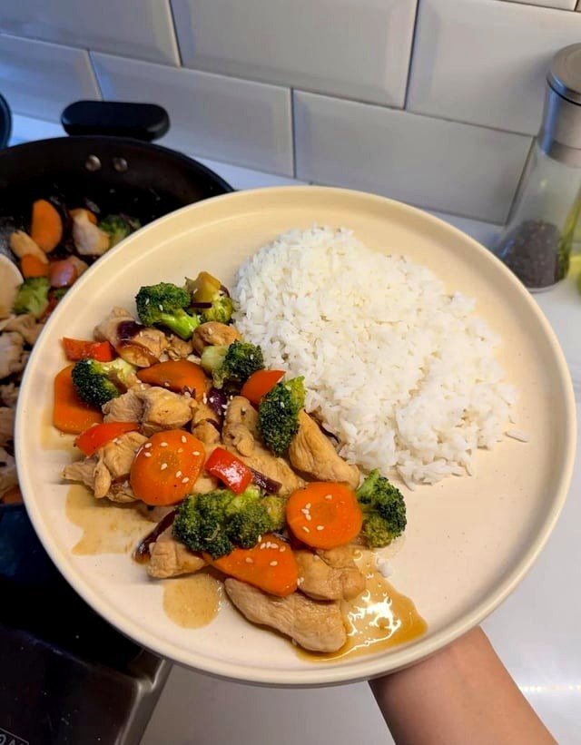 attempted to prepare a healthy meal before exams begin