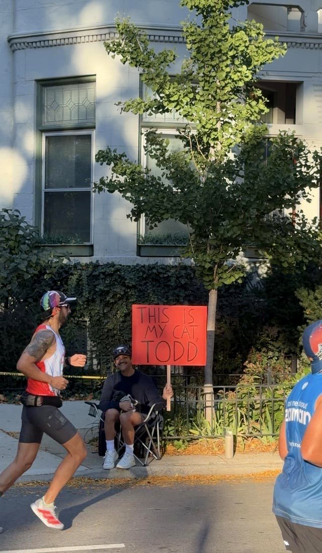 Todd attended the Chicago Marathon.