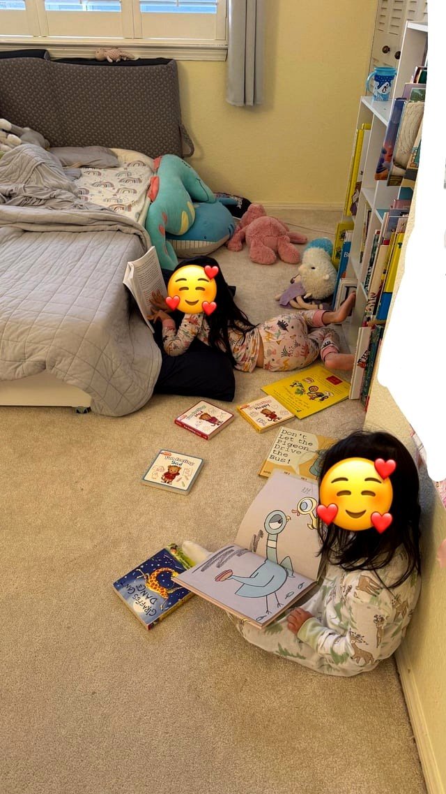 My children (ages 3 and 6) morning routine.
