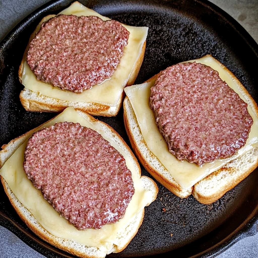 Patty Melts with Hidden Sauce